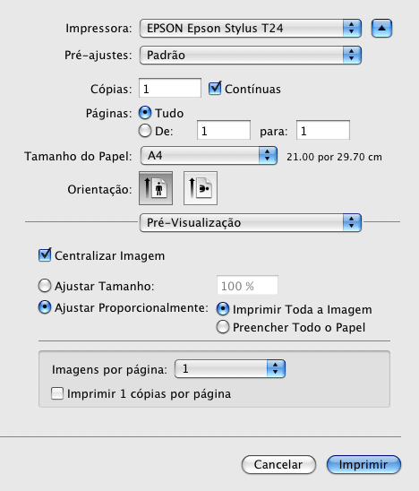 Como modificar o tamanho para impressão em A4 Como modificar o tamanho para impressão em A4